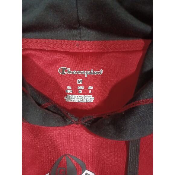 Georgia Bulldogs Hoodie Mens‎ M Red Pullover Dri Fit Champion - Picture 3 of 4